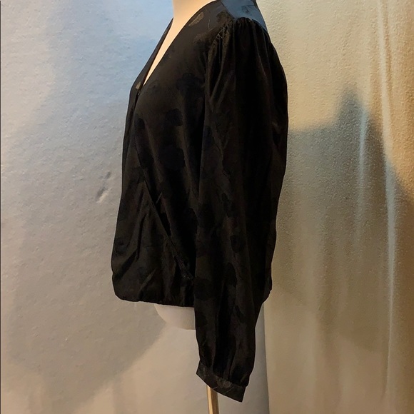 Floral Black Blouse - Picture 8 of 12